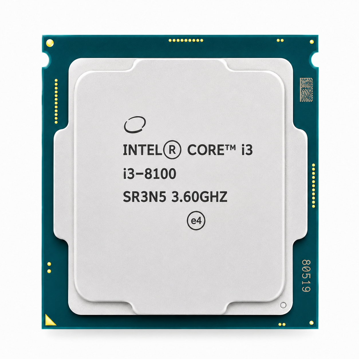 Intel Core i3-8100 8th Gen 3.60GHz Coffee Lake Desktop Processor