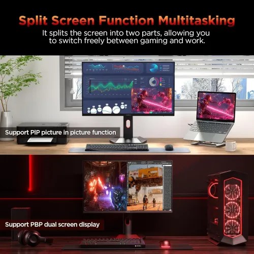 KOORUI S2721PM 27-inch 2K QHD 200Hz 1ms QD Mini-LED Gaming Monitor