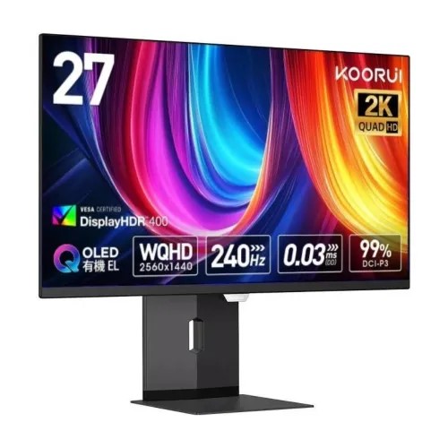 KOORUI S2721XO 27-inch 2K QHD 240Hz QD-OLED Gaming Monitor