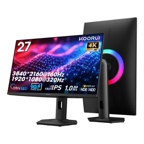 KOORUI S2741LM 27-inch 320Hz 4K UHD Mini LED Gaming Monitor