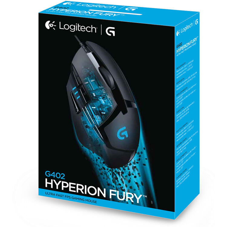 Logitech G402 Hyperion Fury ULTRA-FAST FPS Gaming Mouse