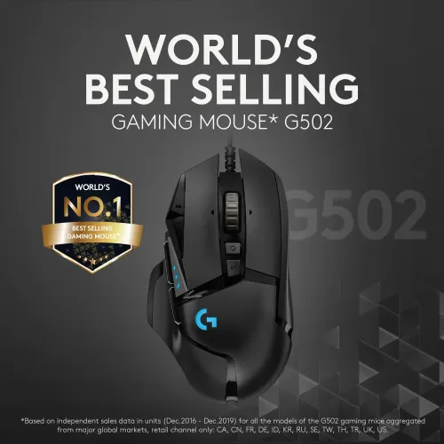 Logitech G502 HERO Wired RGB Gaming Mouse