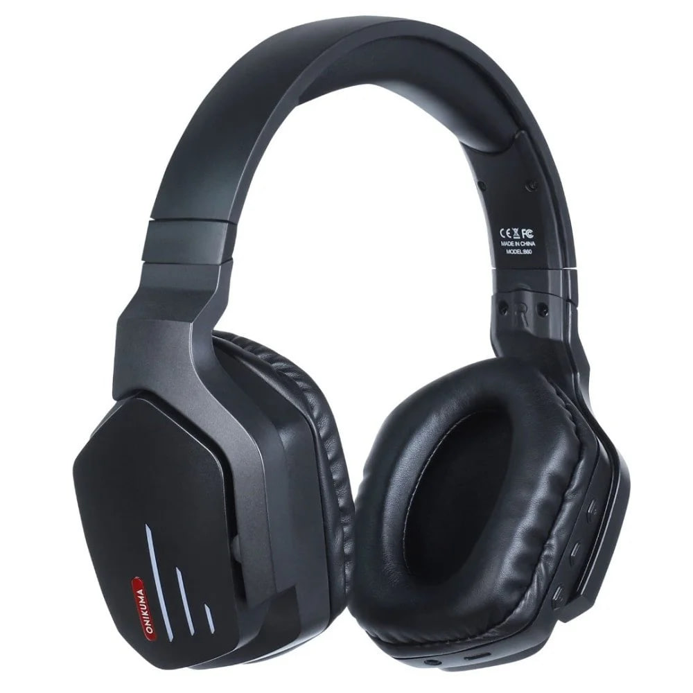 ONIKUMA B60 Wireless LED Black Gaming Headphone