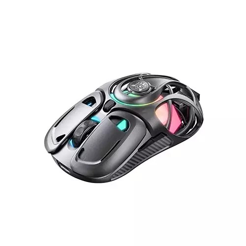 Onikuma DM02 Tri-Mode Honeycomb Shell RGB Grey Gaming Mouse