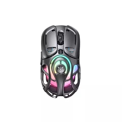 Onikuma DM02 Tri-Mode Honeycomb Shell RGB Grey Gaming Mouse
