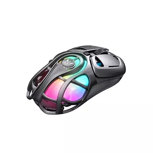 Onikuma DM02 Tri-Mode Honeycomb Shell RGB Grey Gaming Mouse