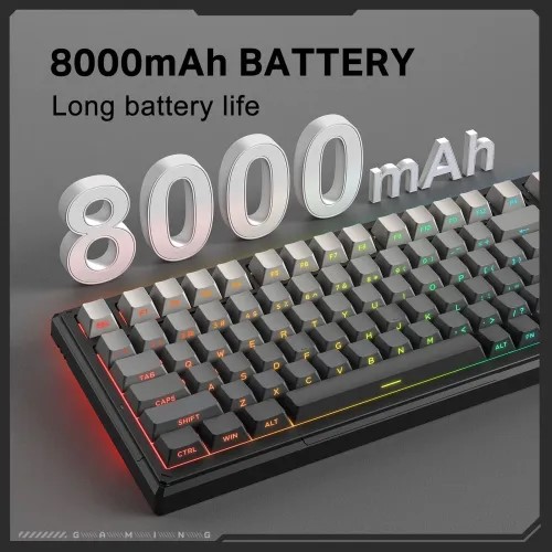 Onikuma G83 RGB Tri-Mode Wireless Mechanical Keyboard