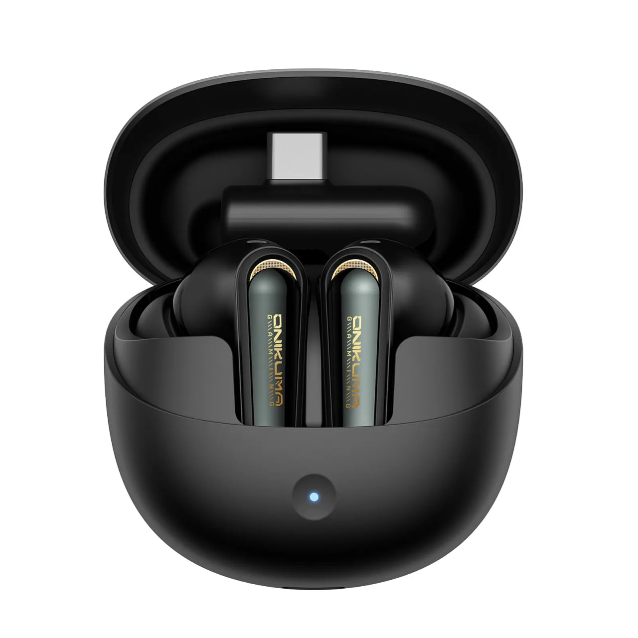 ONIKUMA TX610 Dual-Mode ANC With 30ms Wireless Ultra-Low Latency Black Gaming Earbuds