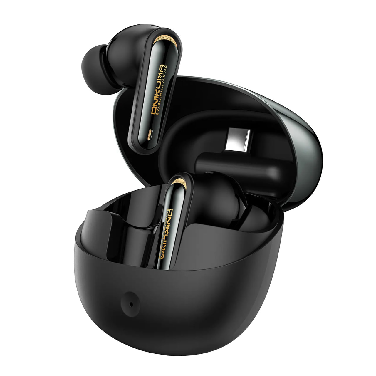ONIKUMA TX610 Dual-Mode ANC With 30ms Wireless Ultra-Low Latency Black Gaming Earbuds