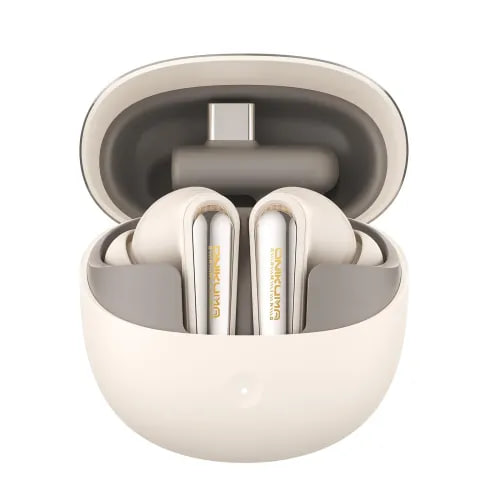 ONIKUMA TX610 Dual-Mode ANC With 30ms Wireless Ultra-Low Latency White Gaming Earbuds