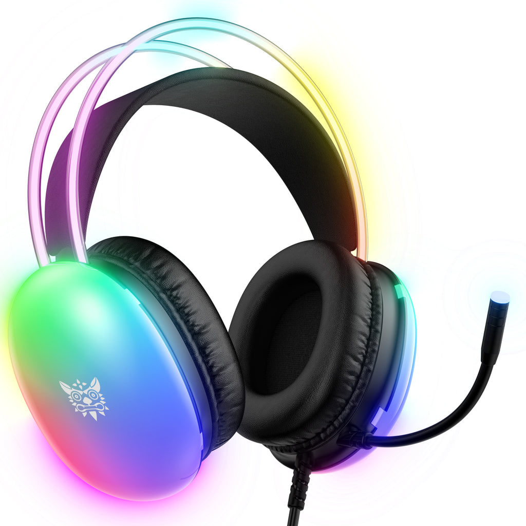 Onikuma X25 RGB Wired Black Gaming Headset