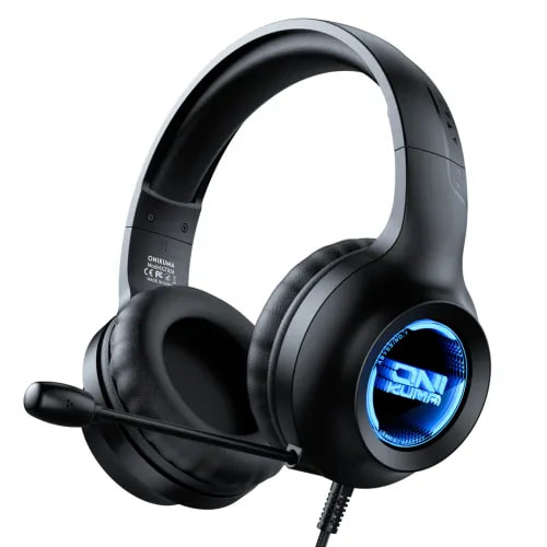 ONIKUMA X36 RGB 3.5mm Over-Ear Black Gaming Headset
