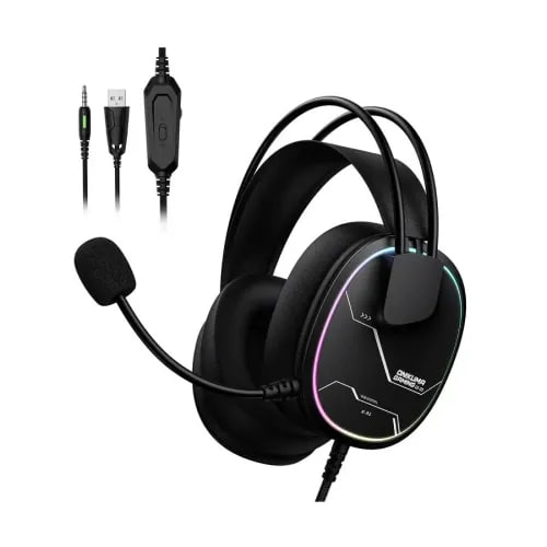 Onikuma X91 RGB Wired Black Over-Ear Gaming Headphone