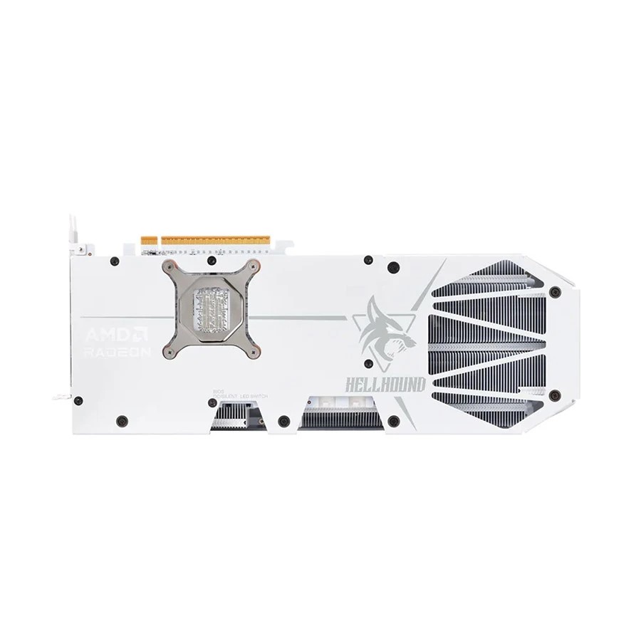 PowerColor Hellhound Spectral White AMD Radeon RX 9070 XT 16GB GDDR6 Graphics Card
