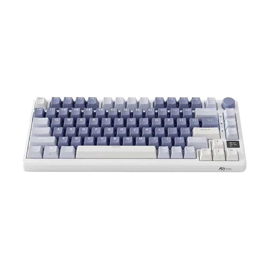 Royal Kludge RK M75 Tri Mode RGB Hot Swap (Silver Switch) Ocean Blue Mechanical Gaming Keyboard