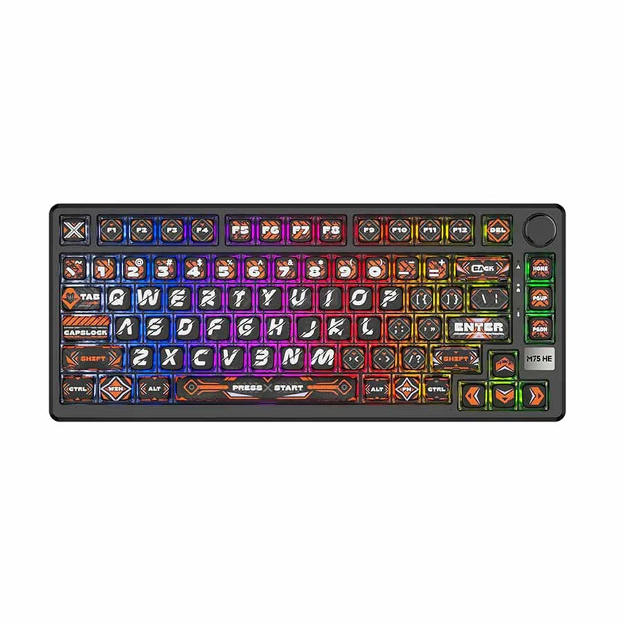 Royal Kludge RKM75 HE RGB Wired Hot Swap (Mint Switch) Hephaestus Mechanical Gaming Keyboard