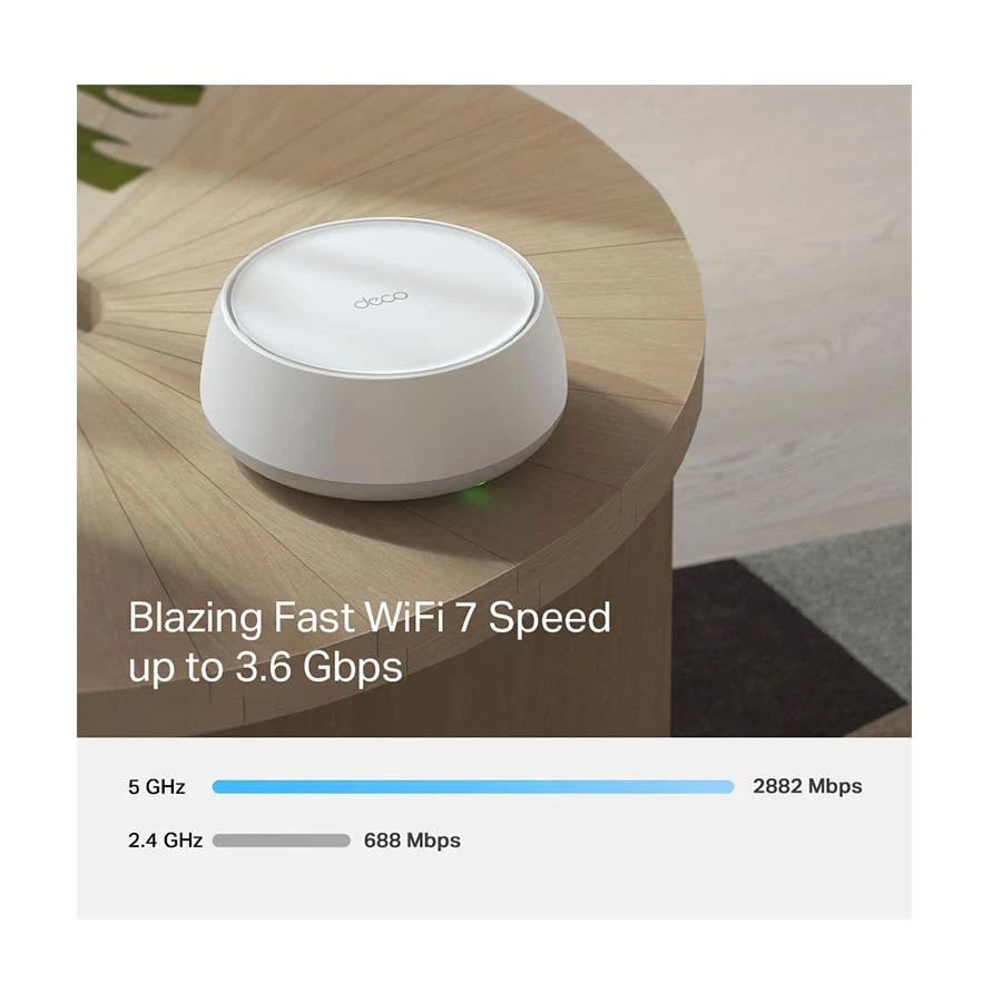TP-Link Deco BE22 (2-Pack) BE3600 Mbps Gigabit Dual-Band Wi-Fi 7 Mesh Router