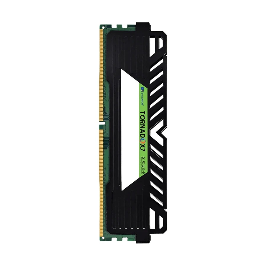 TwinMOS TornadoX7 DDR-4 8GB 3200MHz PC4 8IC CL22 U-DIMM Black Desktop RAM