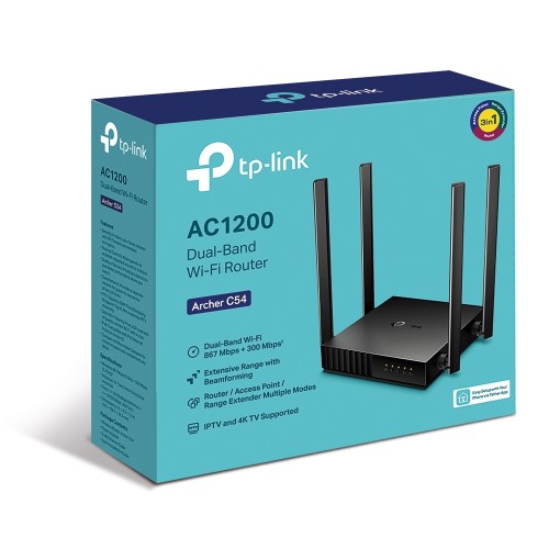 TP-Link Archer C54 AC1200 Dual Band 1200Mbps Wi-Fi Router