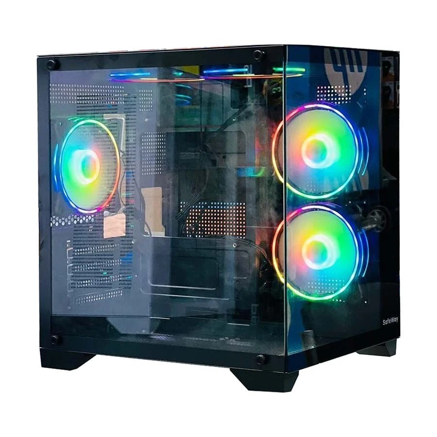 Safeway Seaview Black ARGB Mid Tower Gaming Casing