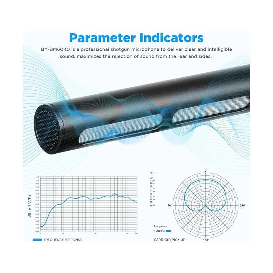 Boya BY-BM6040 Cardioid Shotgun Microphone