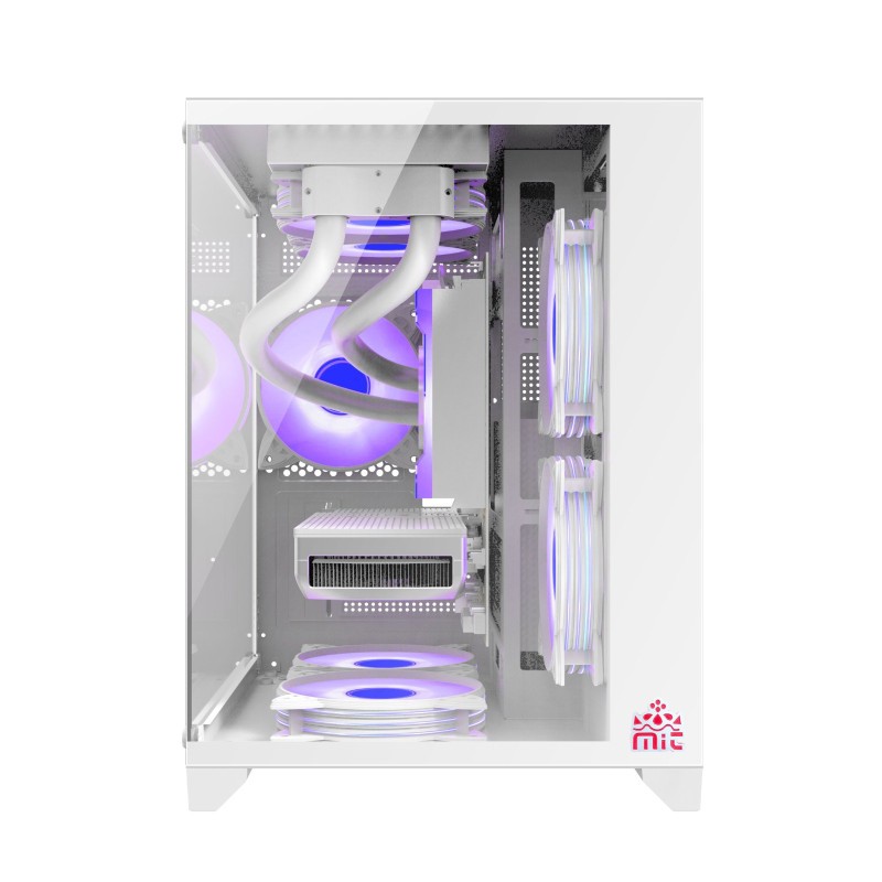 Monarch Mystery Box X5 White Desktop Gaming Casing