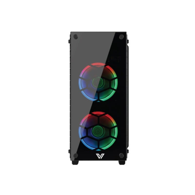 Value-Top METEOR (200w PSU) Micro ATX Black Gaming Casing (1)