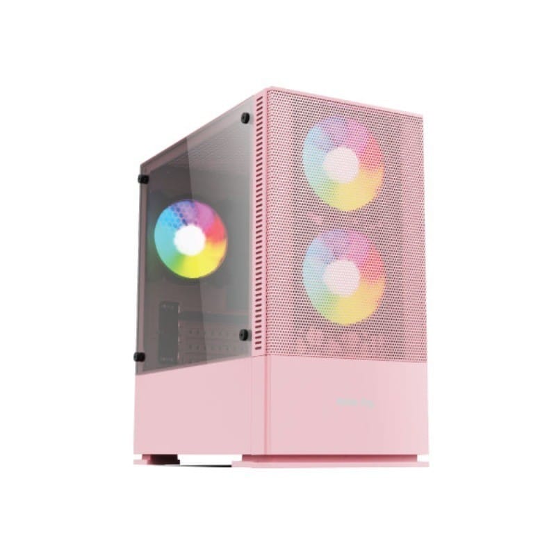 Value-Top VT-B701-P Mini Tower-Micro-ATX White-Gaming Casing (1)