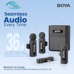 Boya BY-V3 Combo 2.4 GHz Dual-Channel Wireless Microphone